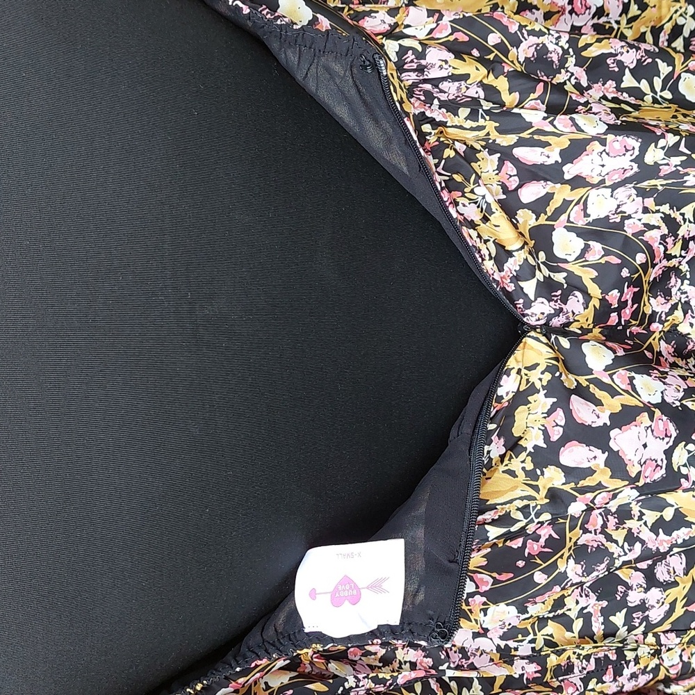 Buddy Love Stassie Puff Sleeve Baby Doll Floral Dress Sz XS - Picture 10 of 16